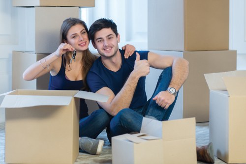 Careful packing and loading service for removals in Stgiles