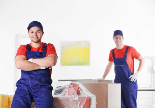Professional packing services in Stgiles preparing household boxes