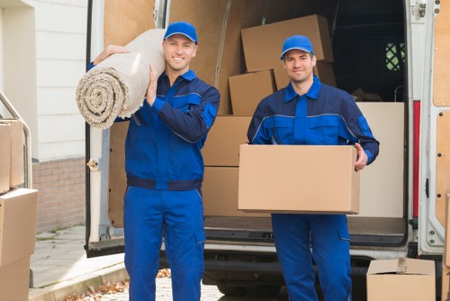 Careful packing of fragile belongings for a Stgiles move
