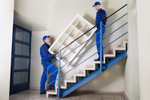 Clean and organized storage facility in Stgiles with secure access