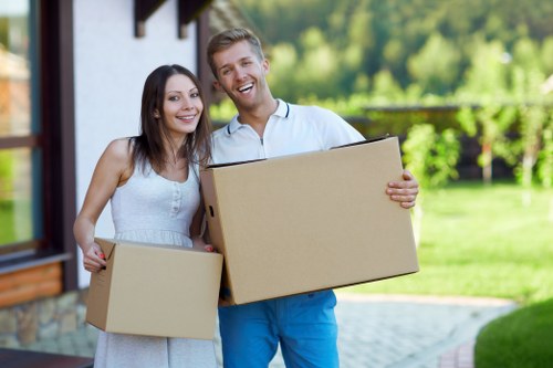 Residential items packed safely in secure storage