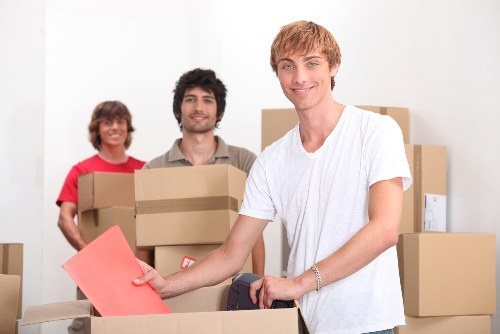 Secure transport of office equipment during office removals in Stgiles
