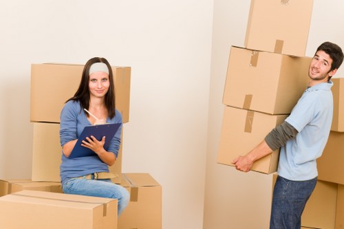 Packing boxes for student storage in Stgiles during a move