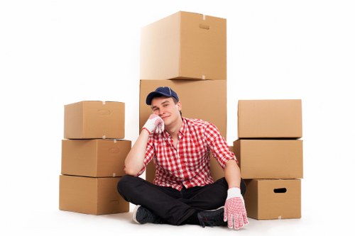 Careful handling of fragile items during house removals in Stgiles